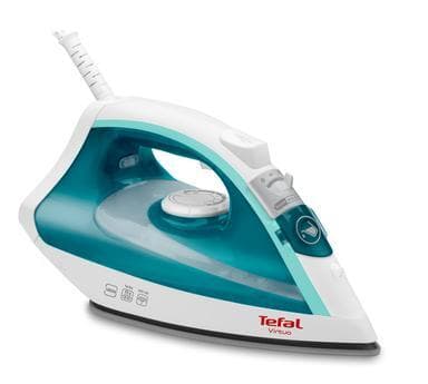 TEFAL Steam Iron FV1710 Höyrysilitysrauta, 1800 W, Vesisäiliön tilavuus 200 ml, Jatkuva höyry 24 g/min, Höyryteho 80 g/min, valkoinen/vihreä