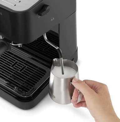 DeLonghi EC235.BK Stilosa Espresso-kahvinkeitin, Musta Delonghi Espresso-kahvinkeitin EC235.BK Stilosa Pumpun paine 15 bar, Sisäänrakennettu maidonvaahdotin, 1100 W, Puoliautomaattinen, Musta