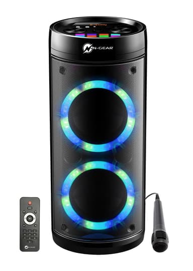 N-Gear Kannettava Bluetooth-kaiutin Let's Go Party -kaiutin 26R 600 W, Kannettava, Langaton yhteys, Musta, Bluetooth