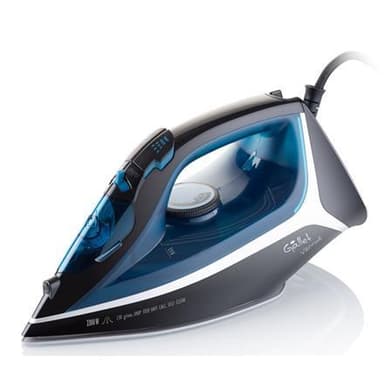 Gallet Iron GALFAR807 Höyrysilitysrauta, 2200 W, Vesisäiliön tilavuus 300 ml, Jatkuva höyry 40 g/min, musta/sininen