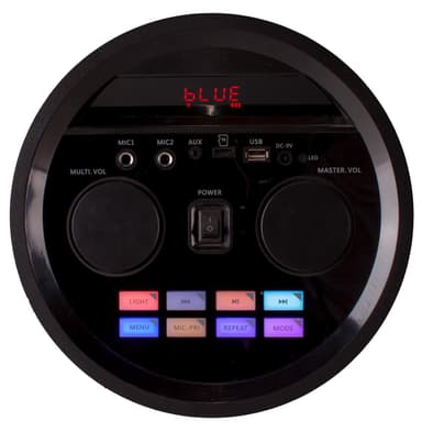 N-Gear Kannettava Bluetooth-kaiutin Let's Go Party -kaiutin 26R 600 W, Kannettava, Langaton yhteys, Musta, Bluetooth