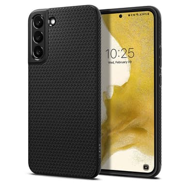 Spigen Liquid Air kuori Samsung Galaxy S22 - Musta