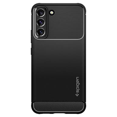 Spigen Rugged Armor kuori Samsung Galaxy S22 - Musta