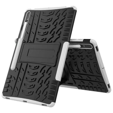 Iskunkestävä kuori jalustalla Samsung Galaxy Tab S8 Plus 12.7 - Valk
