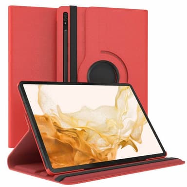360° käännettävä kotelo Samsung Galaxy Tab S8 11.0 - Punainen