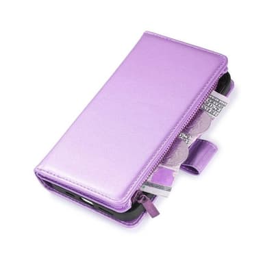 Kaksoiskäänto Zipper 9-kortti Doro 8050 - Vaaleanvioletti
