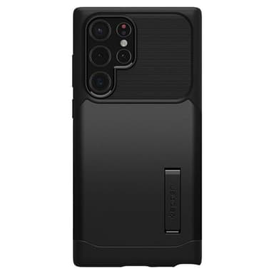 Spigen Slim Armor kuori Samsung Galaxy S22 Ultra - Musta