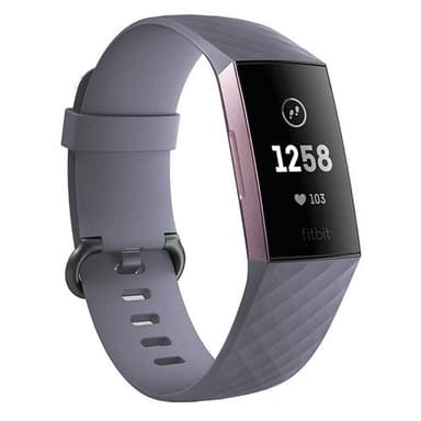 Sport Rannekoru Fitbit Charge 3 - Violettiharmaa