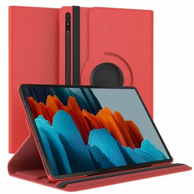 360° käännettävä kotelo Samsung Galaxy Tab S7 - Punainen