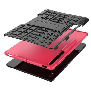 Iskunkestävä kuori jalustalla Samsung Galaxy Tab S8 11.0 - Vaaleanpu