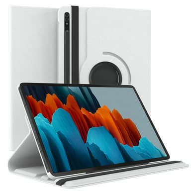 360° käännettävä kotelo Samsung Galaxy Tab S7 - Valkoinen