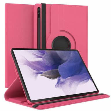 360° käännettävä kotelo Samsung Galaxy Tab S7 FE - Tummavaaleanpu
