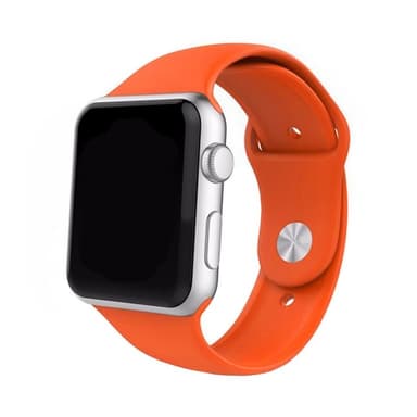Urheiluranneke Apple Watch 7 (41mm) - Oranssi
