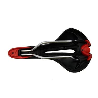 Polkupyörän satula MTB 29x17 cm Punainen/Musta
