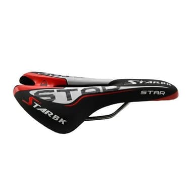 Polkupyörän satula MTB 29x17 cm Punainen/Musta