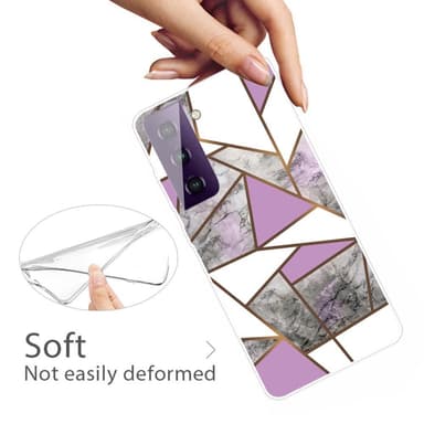 SKALO Samsung S21 FE Marmori TPU kuori - #10