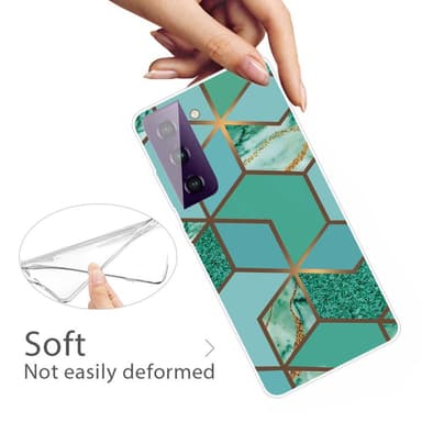 SKALO Samsung S21 FE Marmori TPU kuori - #6