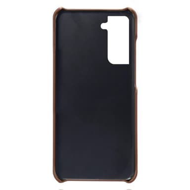 SKALO Samsung S21 FE PU-nahkainen Korttikotelo - Ruskea