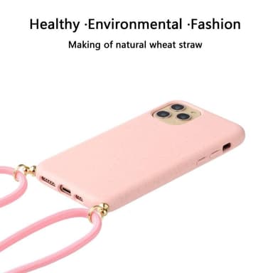 SKALO iPhone 13 Pro Max Mobiilikauluksen suojakuori - Pinkki