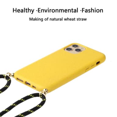 SKALO iPhone 13 Pro Max Mobiilikauluksen suojakuori - Keltainen