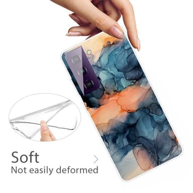 SKALO Samsung S21 FE Marmori TPU kuori - #4