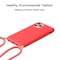 SKALO iPhone 13 Pro Max Mobiilikauluksen suojakuori - Punainen