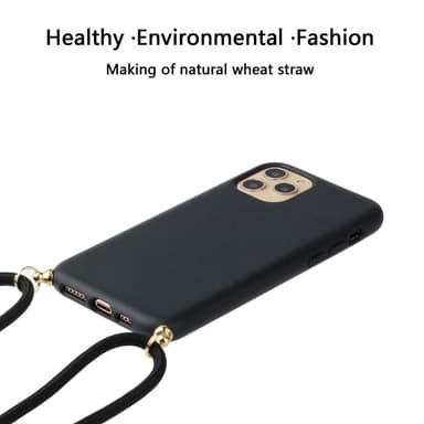 SKALO iPhone 13 Pro Mobiilikauluksen suojakuori - Musta