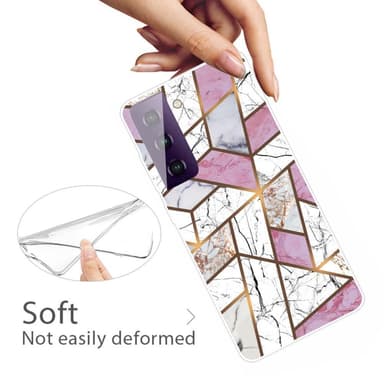 SKALO Samsung S21 FE Marmori TPU kuori - #11