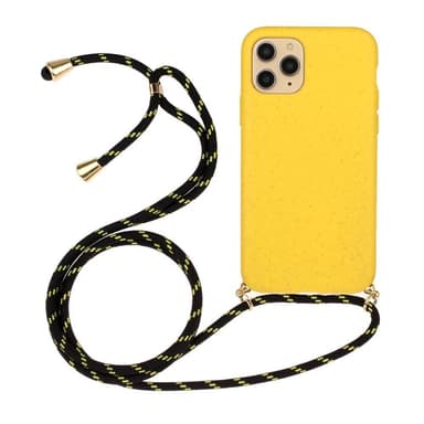 SKALO iPhone 13 Pro Max Mobiilikauluksen suojakuori - Keltainen