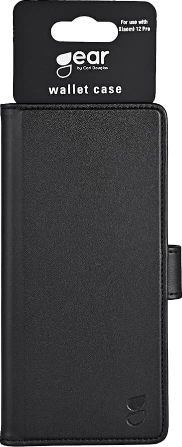 Gear Xiaomi 12 Pro lompakkokotelo (musta)