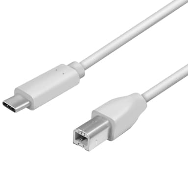 USB-C - USB-B 2.0 2 metriä