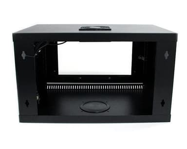 StarTech.com RK619WALLGB, Seinään asennettava laitekehikko, 6U, 50 kg, Näppä