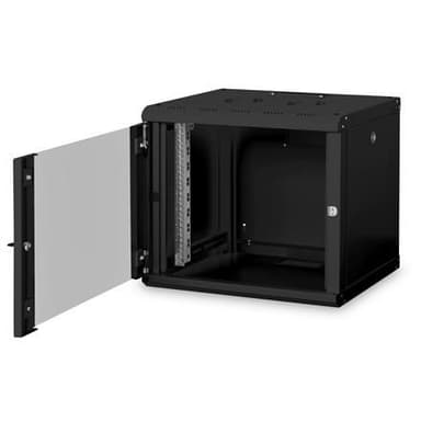 Digitus seinäasennuskaappi DN-19 09-U-SW Musta