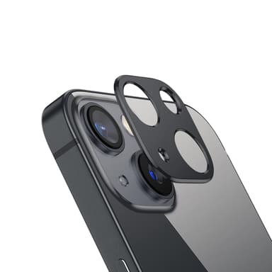 iPhone 13/13 Mini-linssisuojus alumiiniseosta musta