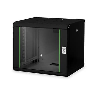 Digitus seinäasennuskaappi DN-19 09-U-SW Musta
