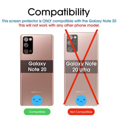 Samsung Note 20 linssinsuojus alumiiniseosta musta