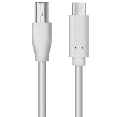 USB-C - USB-B 2.0 2 metriä