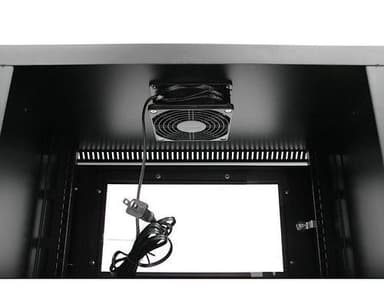 StarTech.com RK619WALLGB, Seinään asennettava laitekehikko, 6U, 50 kg, Näppä