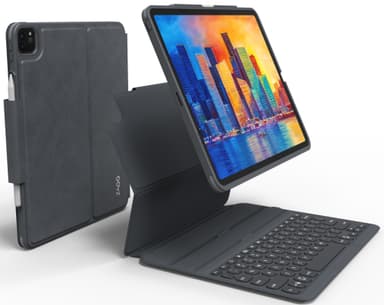 Zagg Pro Keys iPad Pro 11" suojakuori näppäimistöllä (hiili)