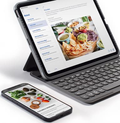 Zagg Pro Keys iPad Pro 12,9" suojakuori näppäimistöllä (hiili)