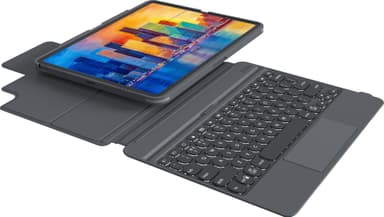 Zagg Pro Keys iPad Pro 12,9" näppäimistökotelo + ohjauslevy (hiilenm.)