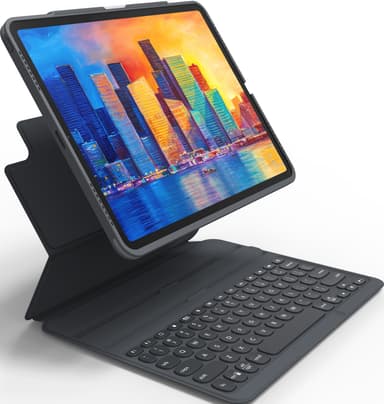 Zagg Pro Keys iPad Pro 12,9" suojakuori näppäimistöllä (hiili)