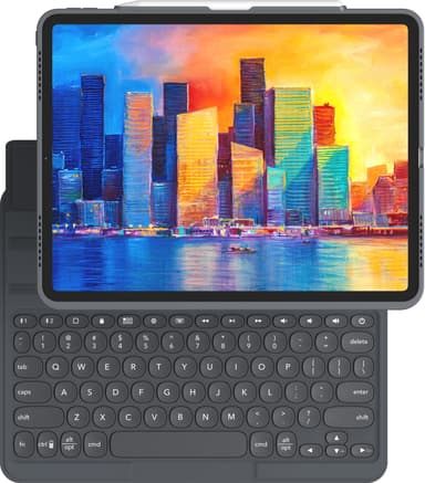 Zagg Pro Keys iPad Pro 12,9" suojakuori näppäimistöllä (hiili)