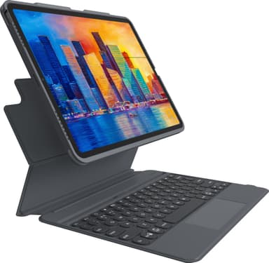 Zagg Pro Keys iPad Pro 12,9" näppäimistökotelo + ohjauslevy (hiilenm.)