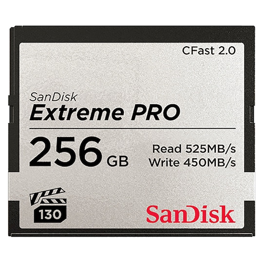 SanDisk Extreme Pro CFast 2.0 muistikortti (256 GB)