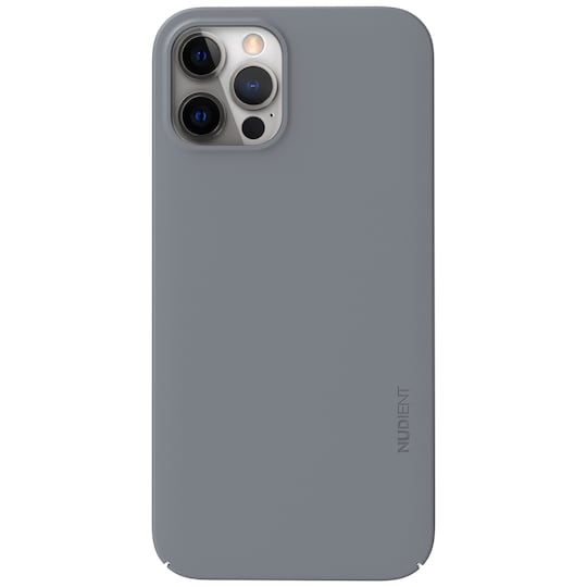 Nudient Thin v3 iPhone 12/12 Pro suojakuori (harmaa)