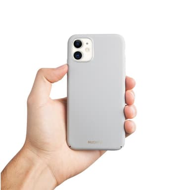 Nudient Thin v3 iPhone 11 suojakuori (harmaa)