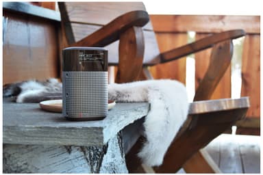 Pinell North kannettava digitaalinen radio (yönmusta)