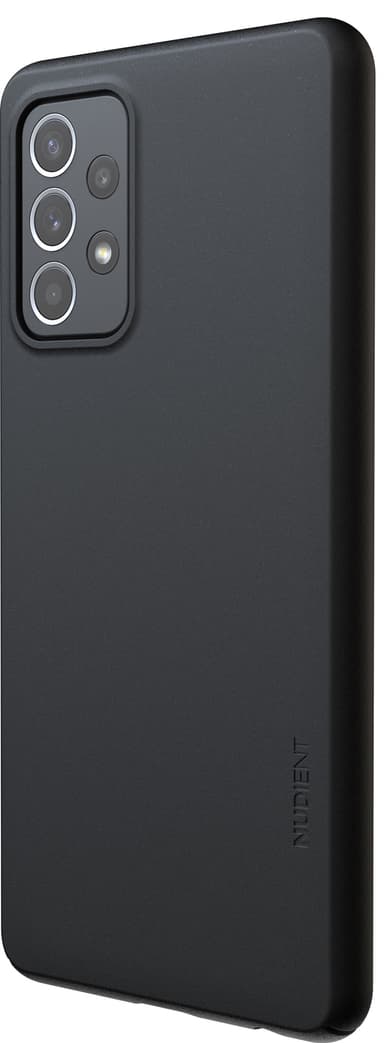 Nudient Thin v3 Samsung Galaxy A52/A52s suojakuori (musta)