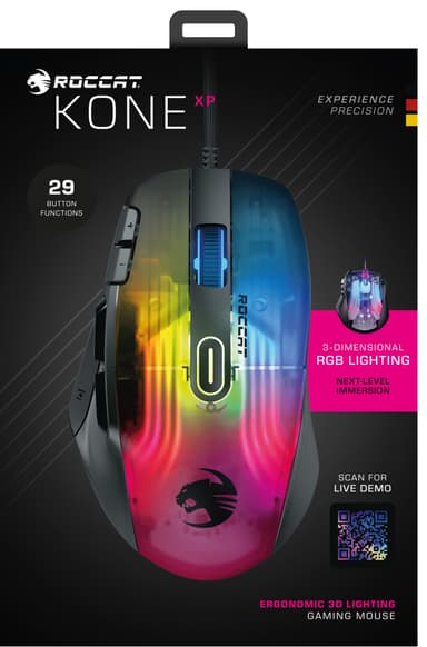 Roccat Kone XP RGB pelihiiri (musta)